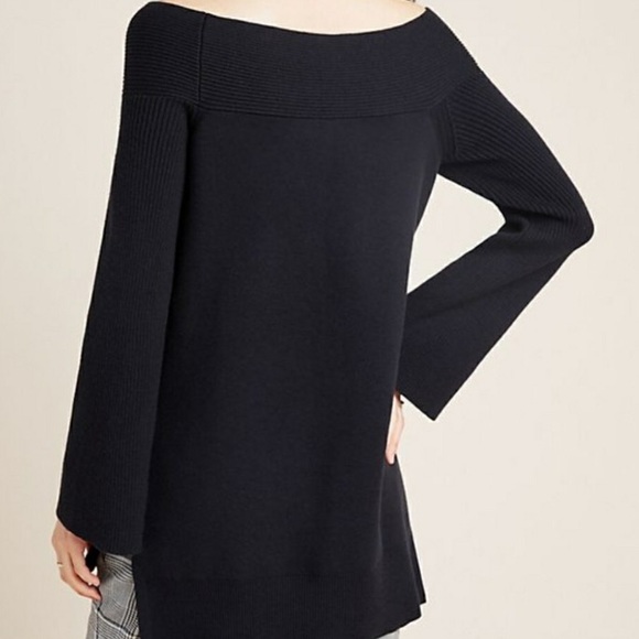 Anthropologie Elise Ribbed Tunic size Medium - Picture 3 of 13